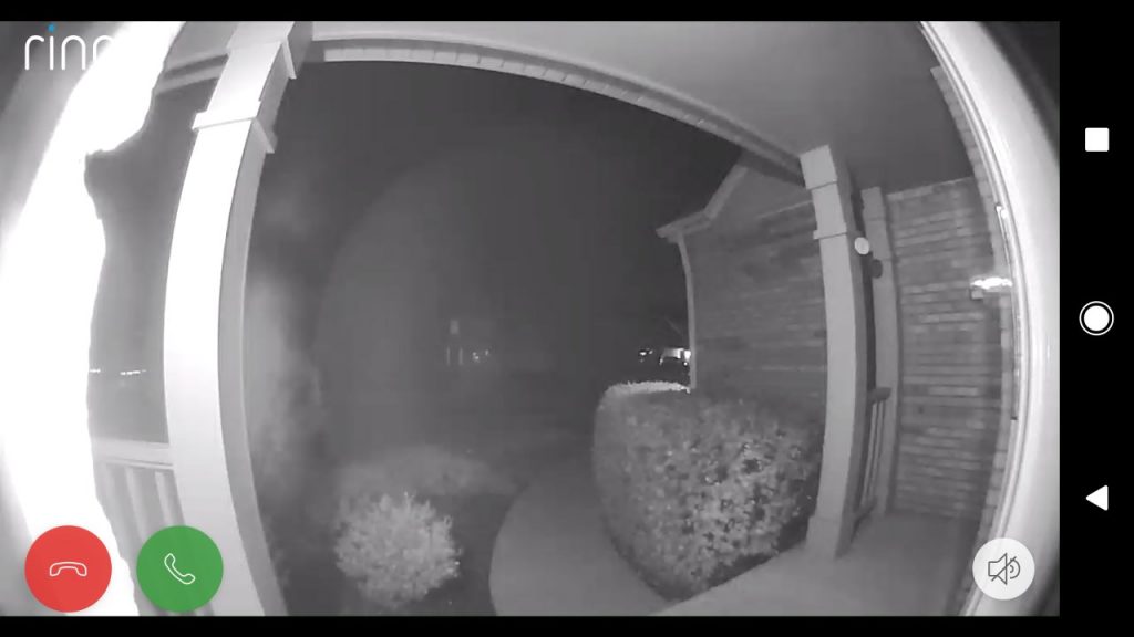 ring video doorbell night vision